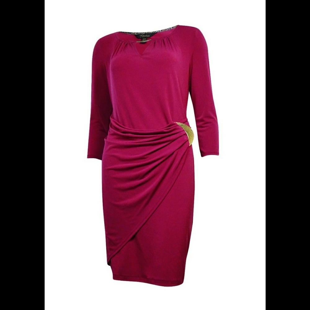 Thalia Sodi faux wrap dress NWT